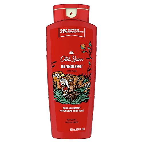 Old Spice Body Wash for Men, Wild Collection Bear Glove Scent, 21 Fl Oz (Pack Of 4) Beauty & Personal Care Old Spice