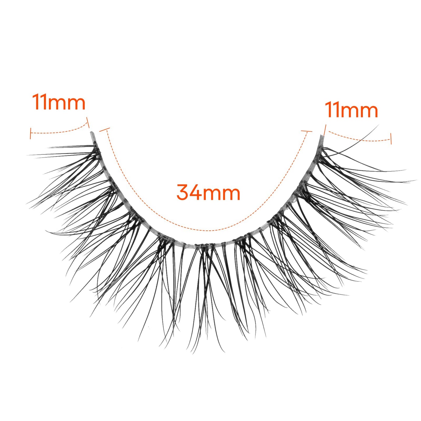 Onlyall False Eyelashes Lashes Strips Natural Lashes Natural Looking P12 Beauty and Personal Care Onlyall
