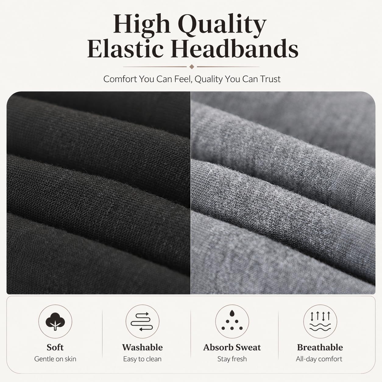 Kachanaa 8 Packs Large Wide Headbands for Women's Hair,Non Slip Soft African Bandeau Hair Bands Makeup Yoga Workout Running Sweat Hair Wraps Fashion Beauty and Personal Care Kachanaa