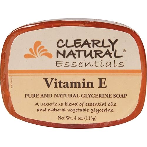 Clearly Natural Vitamin E Glycerine Bar Soap, 4 Ounce -- 4 per case Beauty & Personal Care Clearly Natural