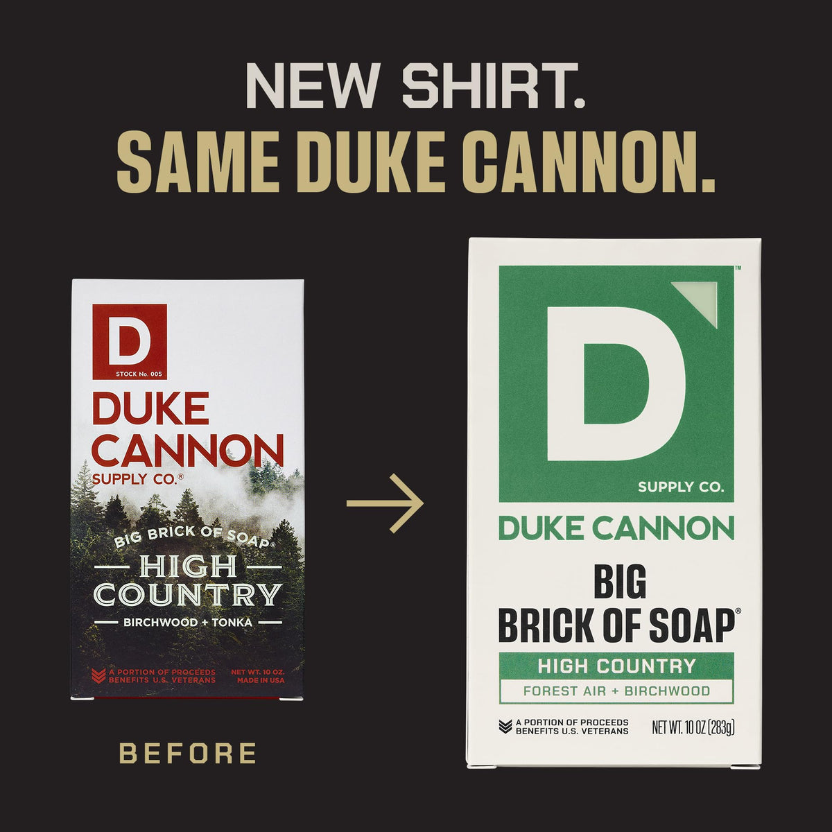 Duke Cannon Supply Co. Extra Large Big Brick Bar Soap - Men's Triple-Milled Bar Soap with Masculine Scents - Forest Air + Birchwood - All Skin Types Beauty & Personal Care Duke Cannon Supply Co.