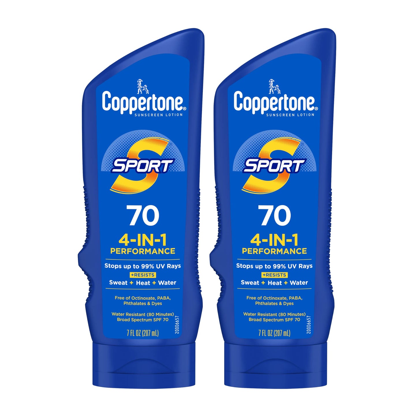 Coppertone Sport Sunscreen Lotion, Broad Spectrum SPF 70 Sunscreen Multi Pack, 7 Fl Oz, Pack of 2 Beauty & Personal Care Coppertone