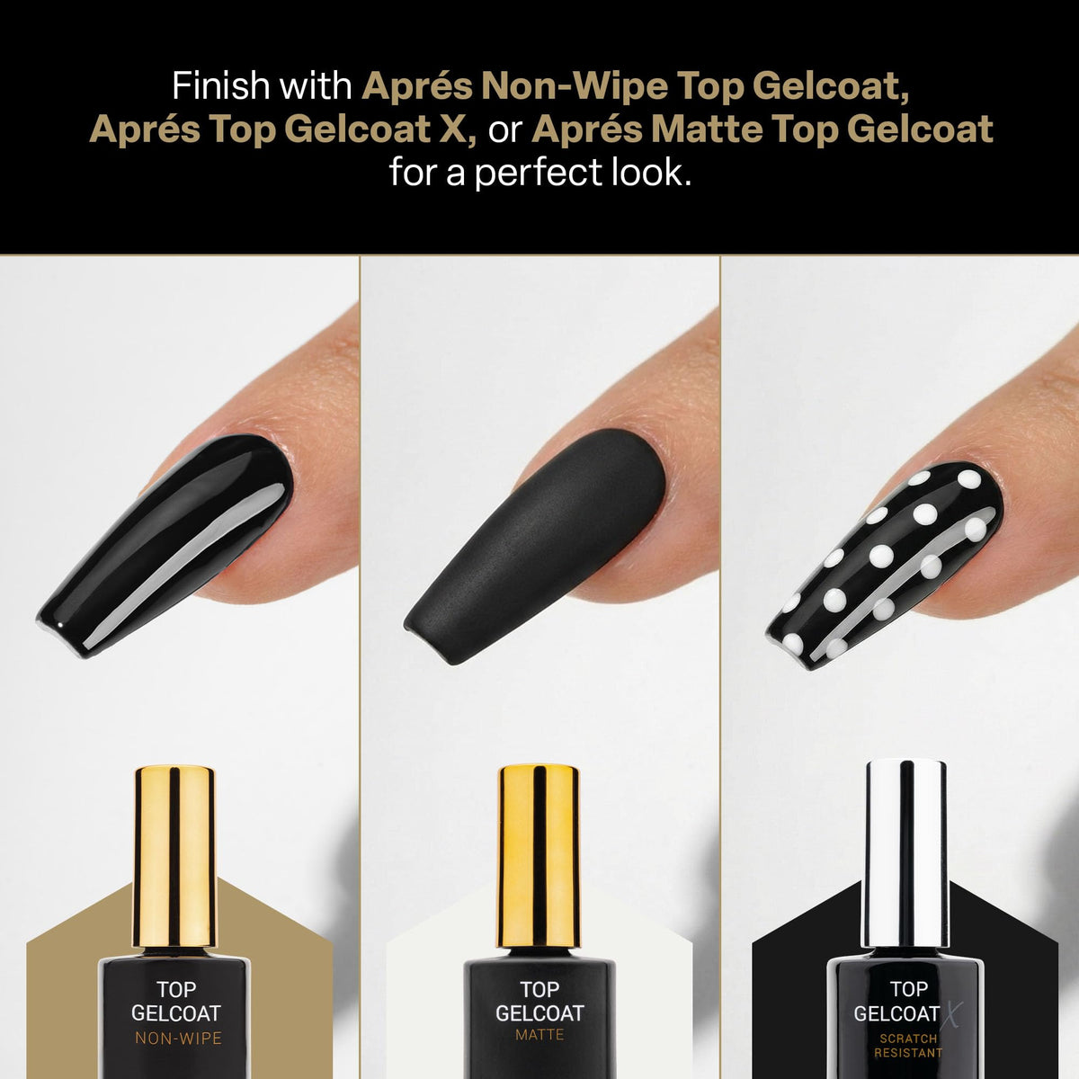 APRÉS Base Gelcoat 15ml | TPO-Free Self-Leveling Gel Nail Polish Soak Off Base Coat