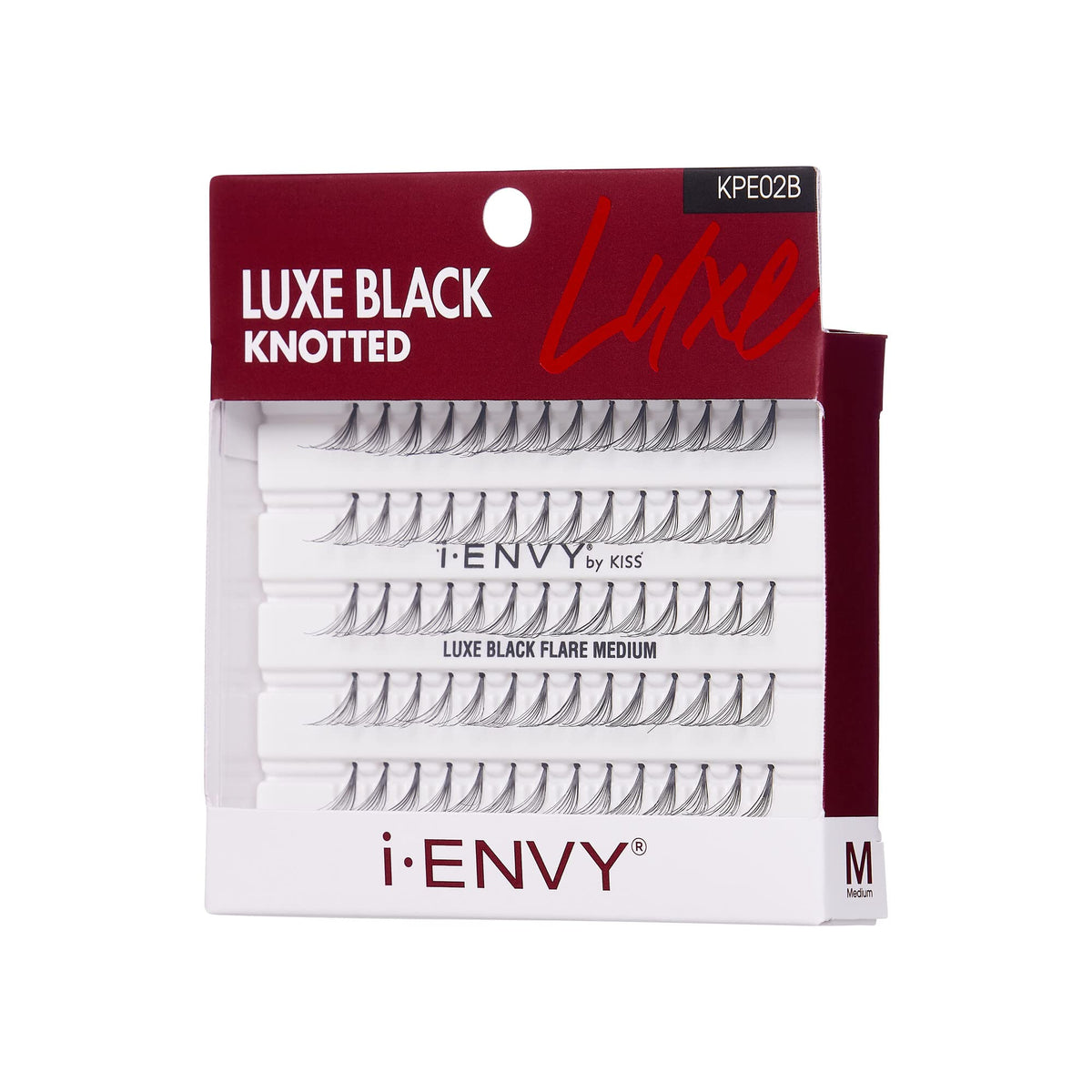 Kiss I Envy Luxe Black Medium Lashes Black Beauty & Personal Care i•ENVY