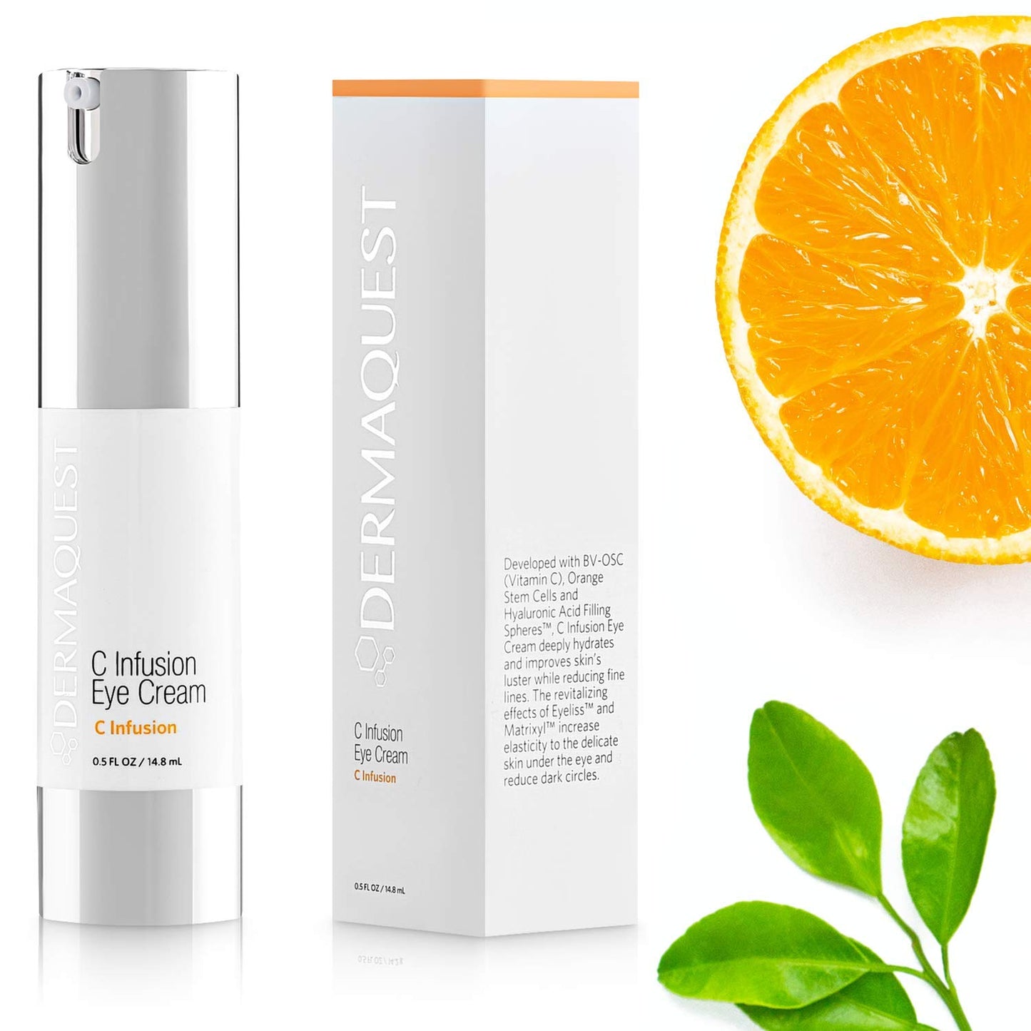 DermaQuest C Infusion Hydrating Revitalizing Eye Cream - Eye Bags Reducer, Eye Puffiness Treatment & Under Eye Cream For Dark Circles (0.5 oz) Beauty & Personal Care DermaQuest