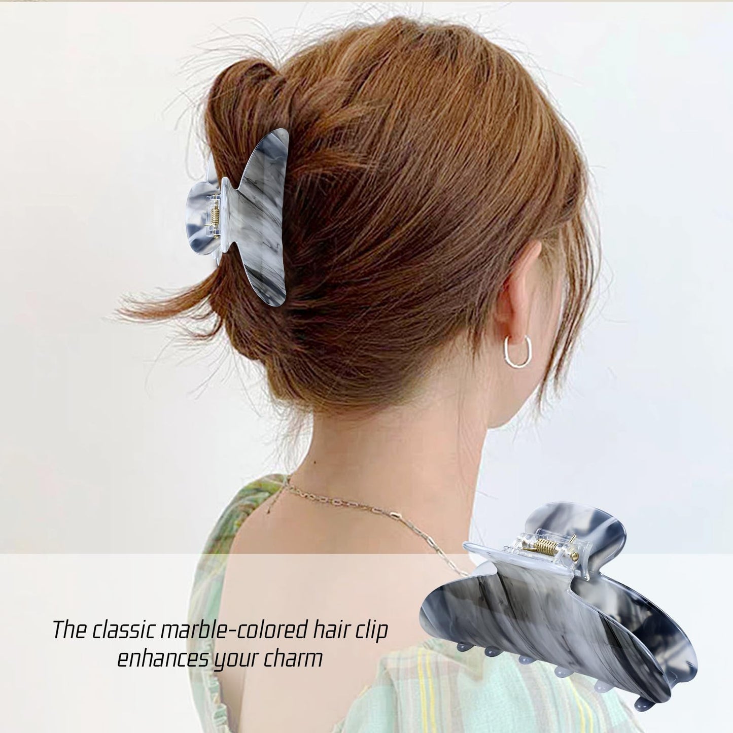Lawie 6 Pack Pink Blue Green Purple Brown Butterfly Octopus Plastic Hair Claw Clips Jaw Barrettes Grips Clamps Decorative Buns Chignon Twist Hair Up Beauty & Personal Care Lawie