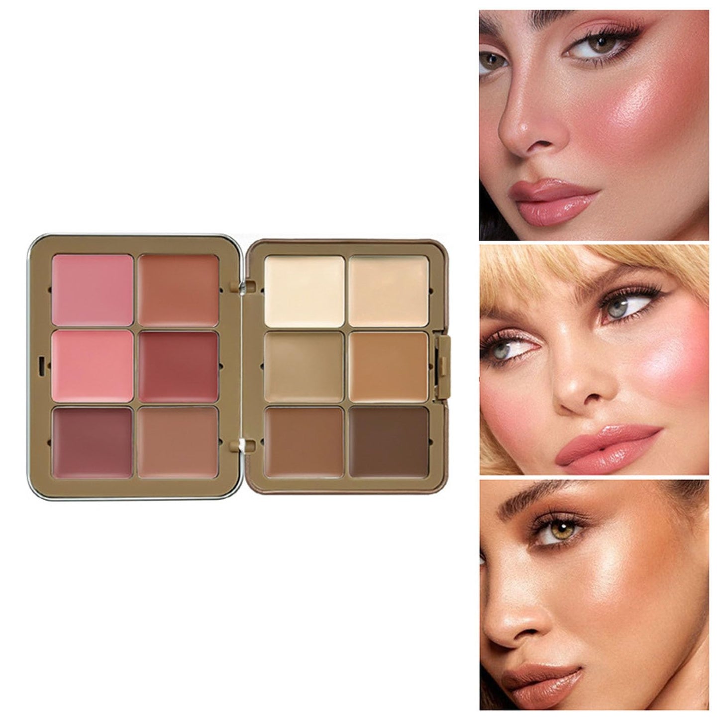 12-Color Cream, 2-in-1 Concealer & Contour Cream for Refined Makeup Beauty & Personal Care JUDEWY