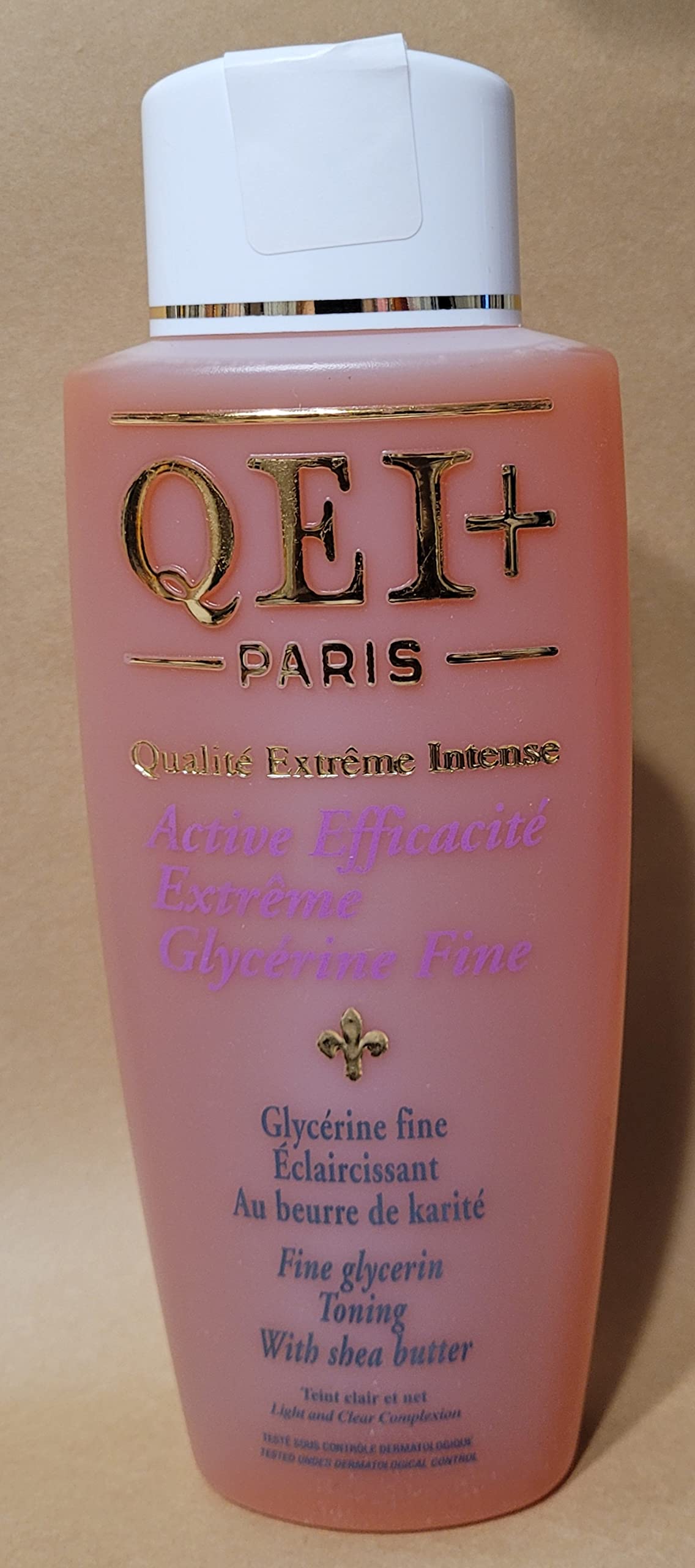 Qei+ Paris Active EFFICACITE EXTREME GLYCERINE FINE STRONG TONING FINE AND PURE GLYCERIN 500ml (500) Beauty & Personal Care QEI+