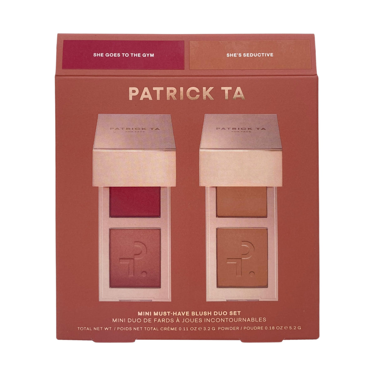 Patrick Ta Mini Must-Haves Blush Duo Set - She Goes To The Gym/She's Seductive