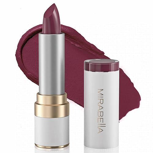 Mirabella - Sealed with a Kiss Smudge Proof Lipstick, Long-Lasting No-Bleed Lip Makeup, Hydrating Lip Color with Vegan Lanolin & Vitamin E, Berried Beauty & Personal Care Mirabella