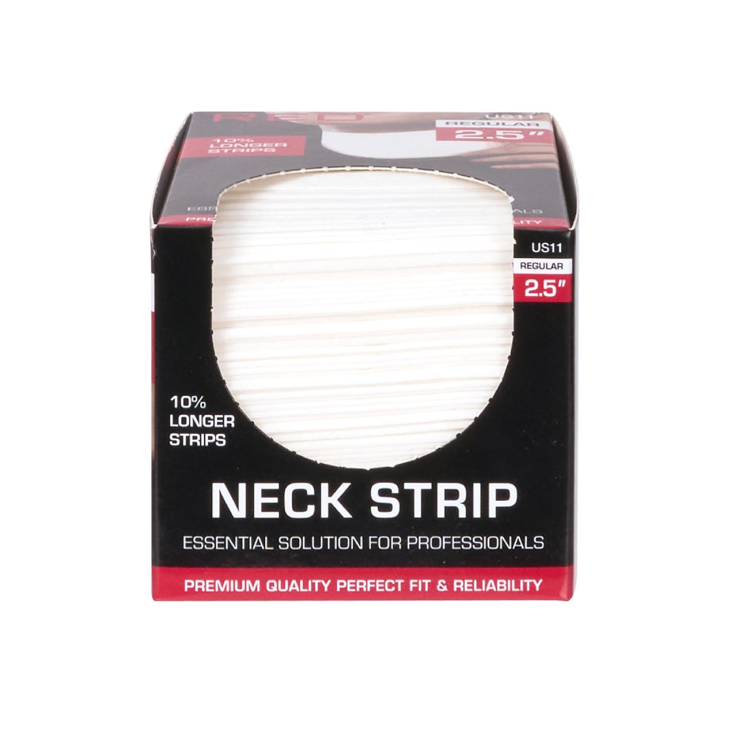 Red by Kiss Premium Barber Neck Strips, Soft, Absorbent, Disposable Neck Strips for Hair Cutting, Barber Shop Supplies, Anti-Slip, Secure Fit Beauty and Personal Care Red by Kiss