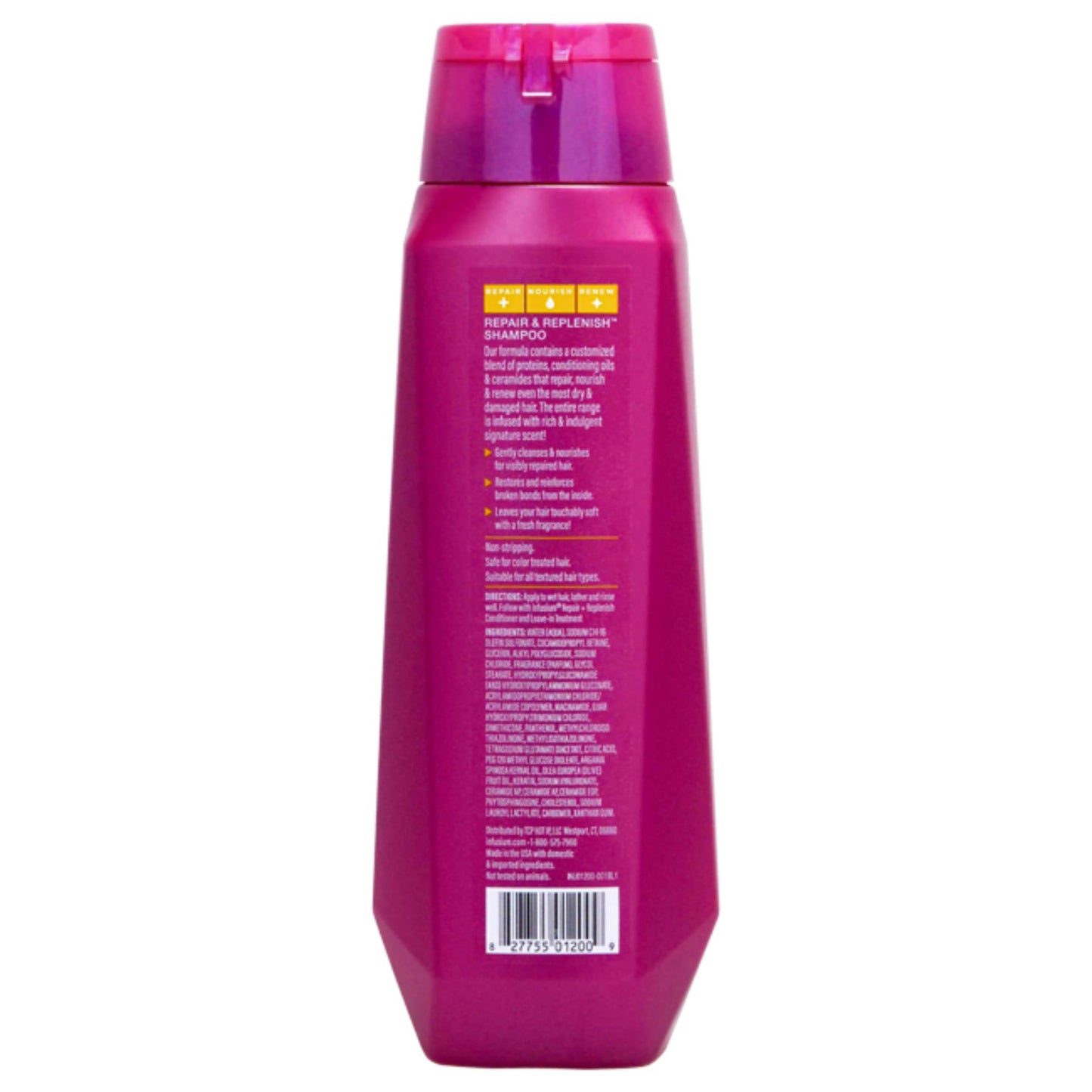 Infusium Repair and Replenish Nourishing Shampoo - Hydrating and Clarifying Shampoo for Build Up - Ceramides, Keratin, and Argan Oil - 13.5 oz Beauty & Personal Care Infusium