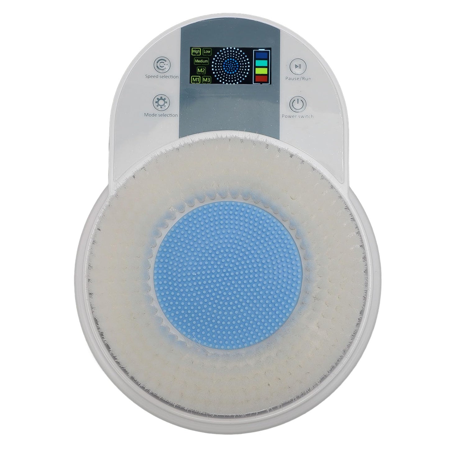 Electric Back Scrubber for Shower, Wall-Mounted 3-Speed Deep Cleansing Bath Brush with Auto Shut-Off & AI Chip, Compatible with US Plug Beauty and Personal Care Yosoo