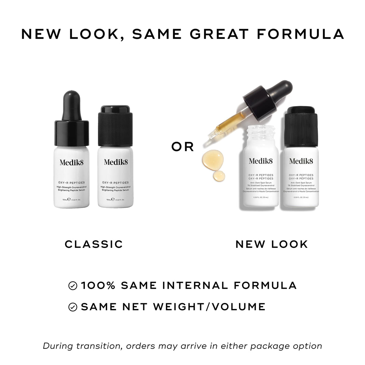 Medik8 Oxy-R Peptides Serum - Dark Spot Corrector With Twin Peptides - Face Serum For Women and Men - Gentle on Sensitive Skin - Gluten Free - 0.3 oz
