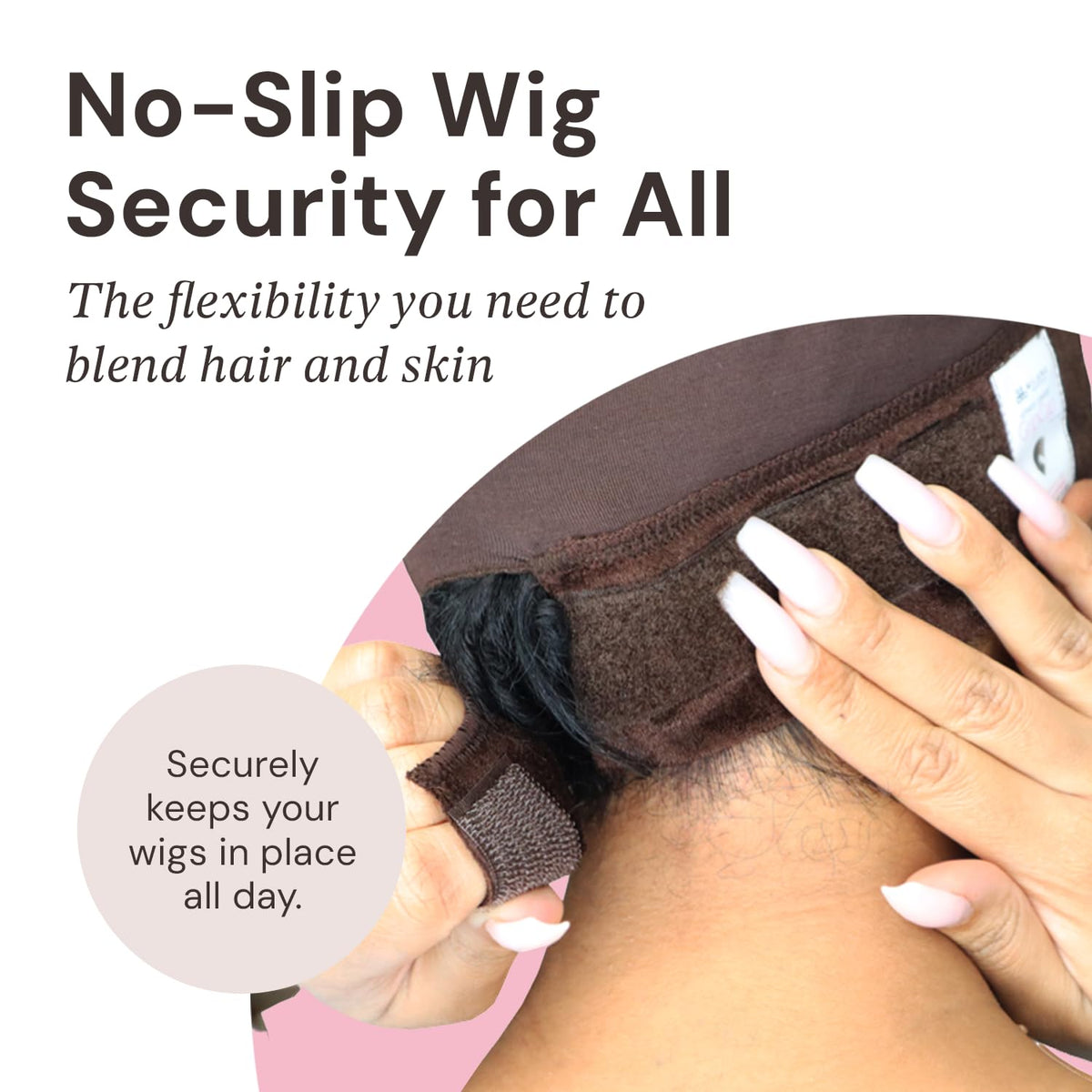 Milano Collection GripCap All in One WiGrip Comfort Band & Wig Cap in Brown