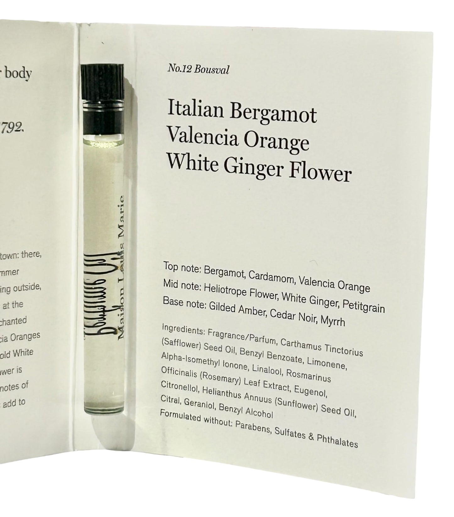 Sample Perfume Oil | Maison Louis Marie Beauty & Personal Care Maison Louis Marie