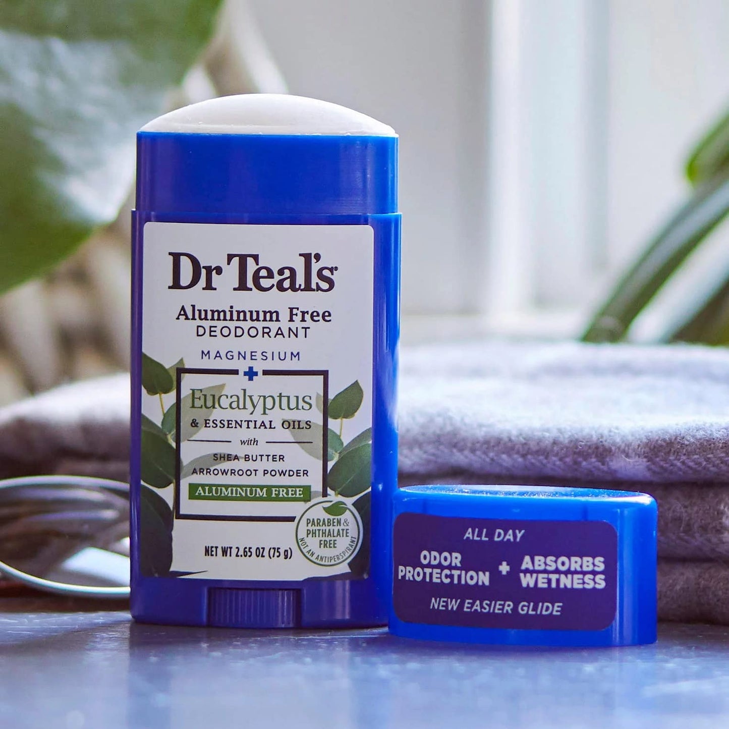 Dr Teal's Aluminum Free Deodorant - Eucalyptus - Paraben & Phthalate Free - 2.65 oz Beauty & Personal Care Dr Teal's