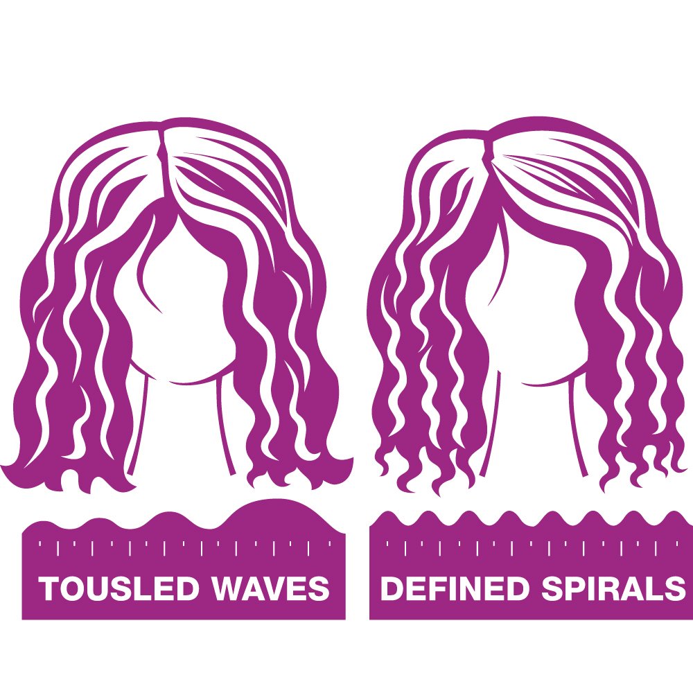 Bed Head Rock N Roller Clamp Free 2-in-1 Curling Wand | Round Barrel for Tousled Waves Beauty & Personal Care Bed Head