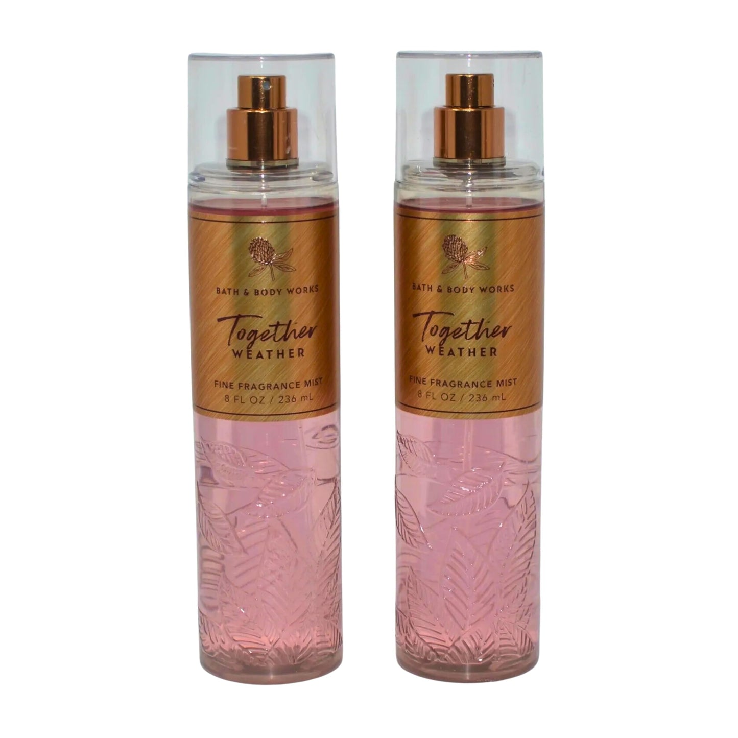 Bath & Body Works Fine Fragrance Mist, Set of 2 Bottles, 8oz Per Bottle (Together Weather) Beauty & Personal Care Bath & Body Works