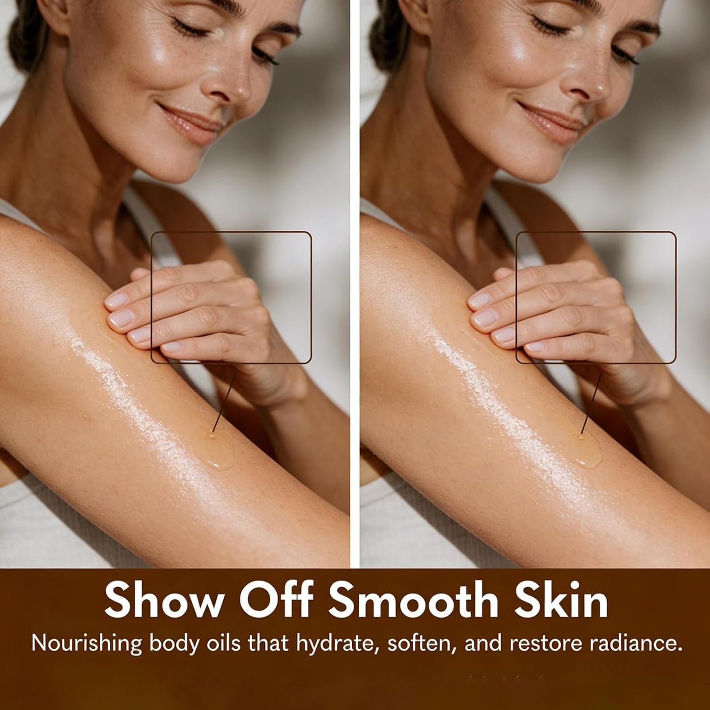 Gouda Silk Body Oil for Women, Perfume Oil, Visibly Firming, Deeply Anti Aging Moisturizing, Instantly Improve Elasticity, Non-greasy Hydration (2Pcs) Beauty & Personal Care Gouda