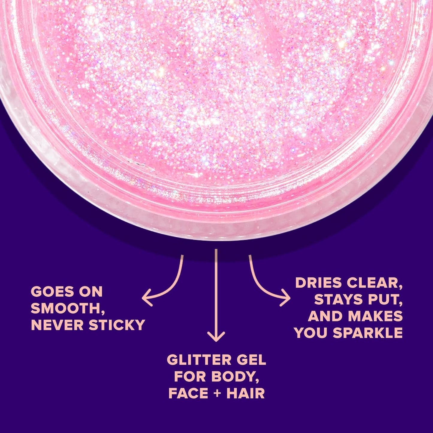UNICORN SNOT Holographic Face Glitter & Body Glitter Gel | Hair Glitter, Vegan & Cruelty-Free, 1.7 oz 3-Pack (Flamingo/UV/Bling) Beauty & Personal Care UNICORN SNOT