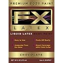 Liquid Latex - Face and Body Paint, Ammonia Free, Easy On and Off, Cosplay Makeup, Create Professional Monster, Zombie Arts 16 Oz (Chocolate) Beauty & Personal Care Liquid Latex Fashions