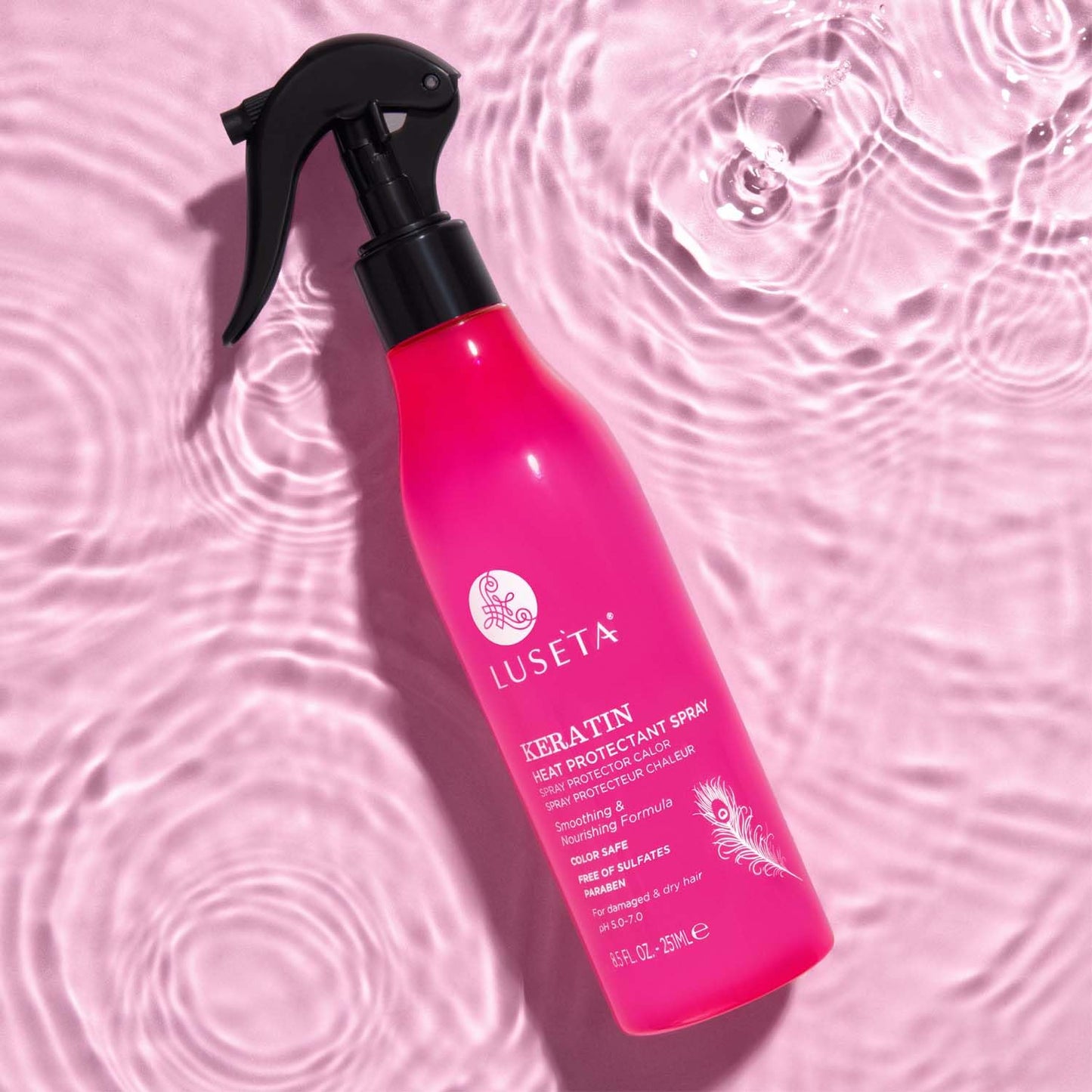 Luseta Keartin Heat Protectant Hair Spray Smoothing & Nourishing Thermal Protection Treatment for Dry and Damaged Hair, Frizz Control?Repair Split Beauty & Personal Care L LUSETA