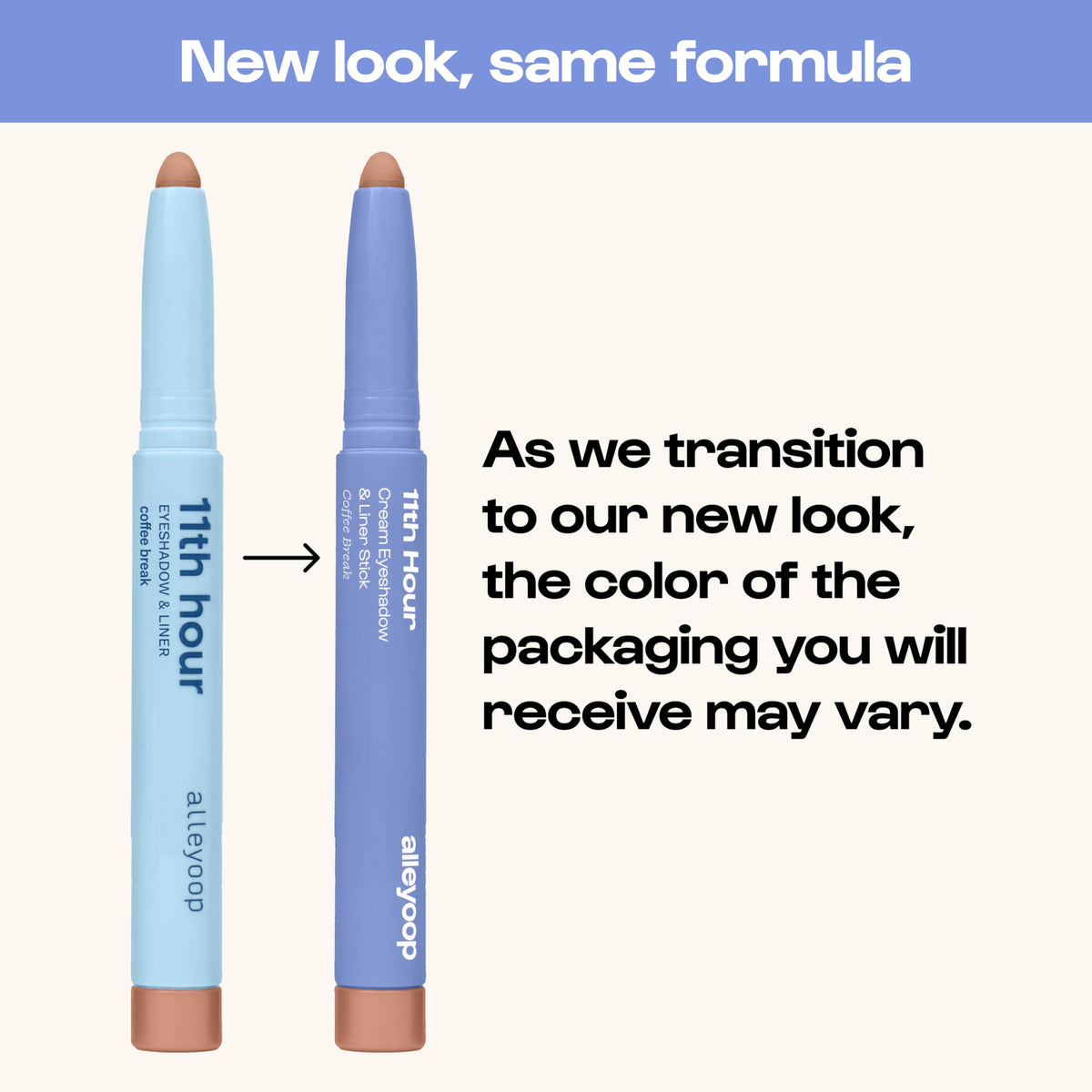 ALLEYOOP 11th Hour Waterproof Cream Eyeshadow Stick - Long-Lasting Eye Shadow Pencil & Eyeliner, Cream to Powder Stick & Highlighter - Smudge-Proof Beauty & Personal Care ALLEYOOP