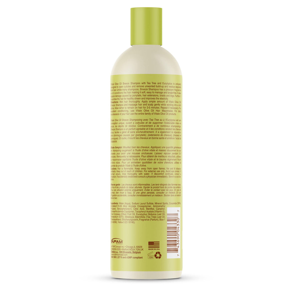 VITALE Olive Oil Breeze Shampoo, 14 Oz Beauty & Personal Care VITALE