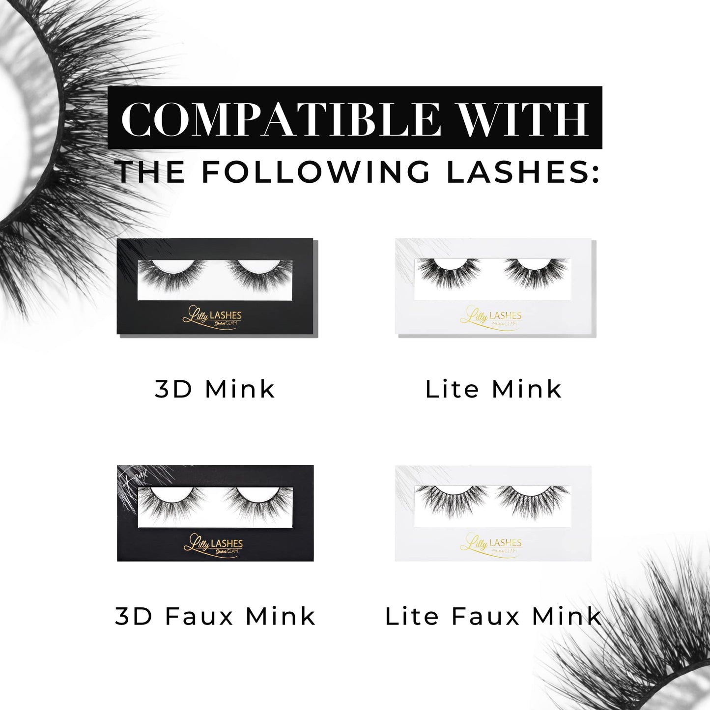 Lilly Lashes 2-in-1 Eyeliner and Lash Adhesive, Black, Waterproof, Long-lasting Beauty & Personal Care Lilly Lashes