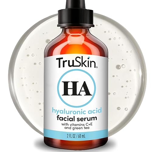 TruSkin Hyaluronic Acid Serum for Face - 7 Ultra-Hydrating Ingredients - Moisturizing & Plumping Facial Serum for Smooth, Healthy-Looking Skin, 2 Fl Beauty & Personal Care TruSkin