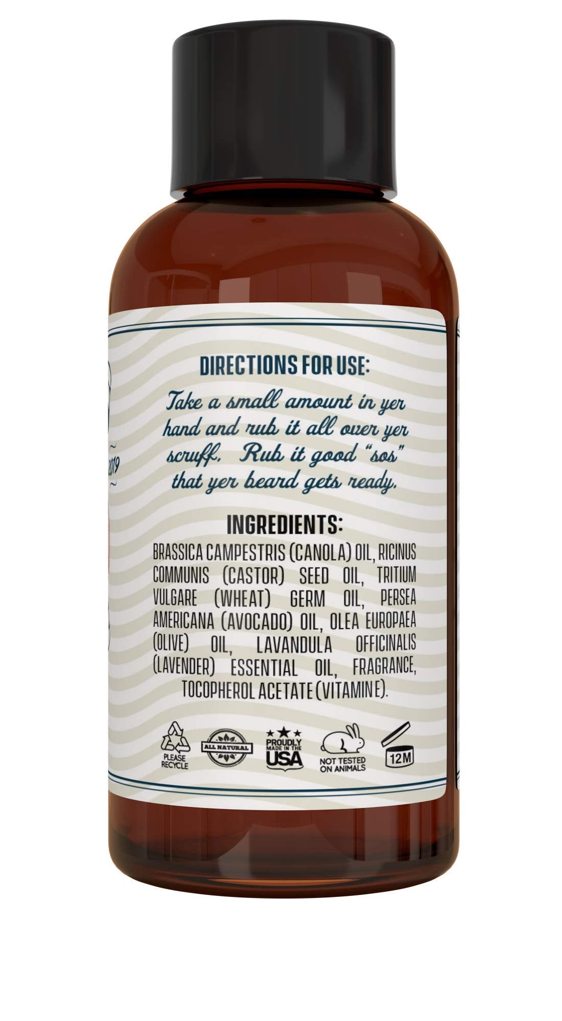 Popeye Shaving Co All-Natural Pre-Shave Oil for Men, Shaving Oil with Hydrating Protection Ideal for Sensitive Skin, Made in USA, Sandalwood Scent, 2 Beauty and Personal Care Razor MD