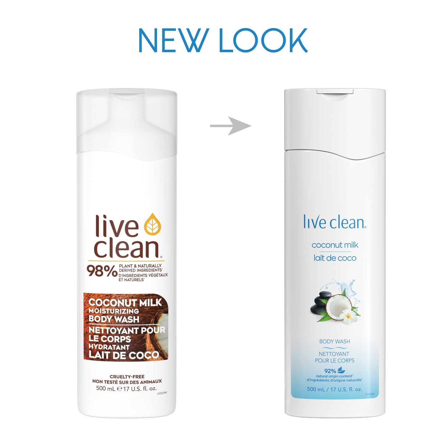 Live Clean Body Wash, Moisturizing Coconut Milk, 17 Oz Beauty & Personal Care Live Clean