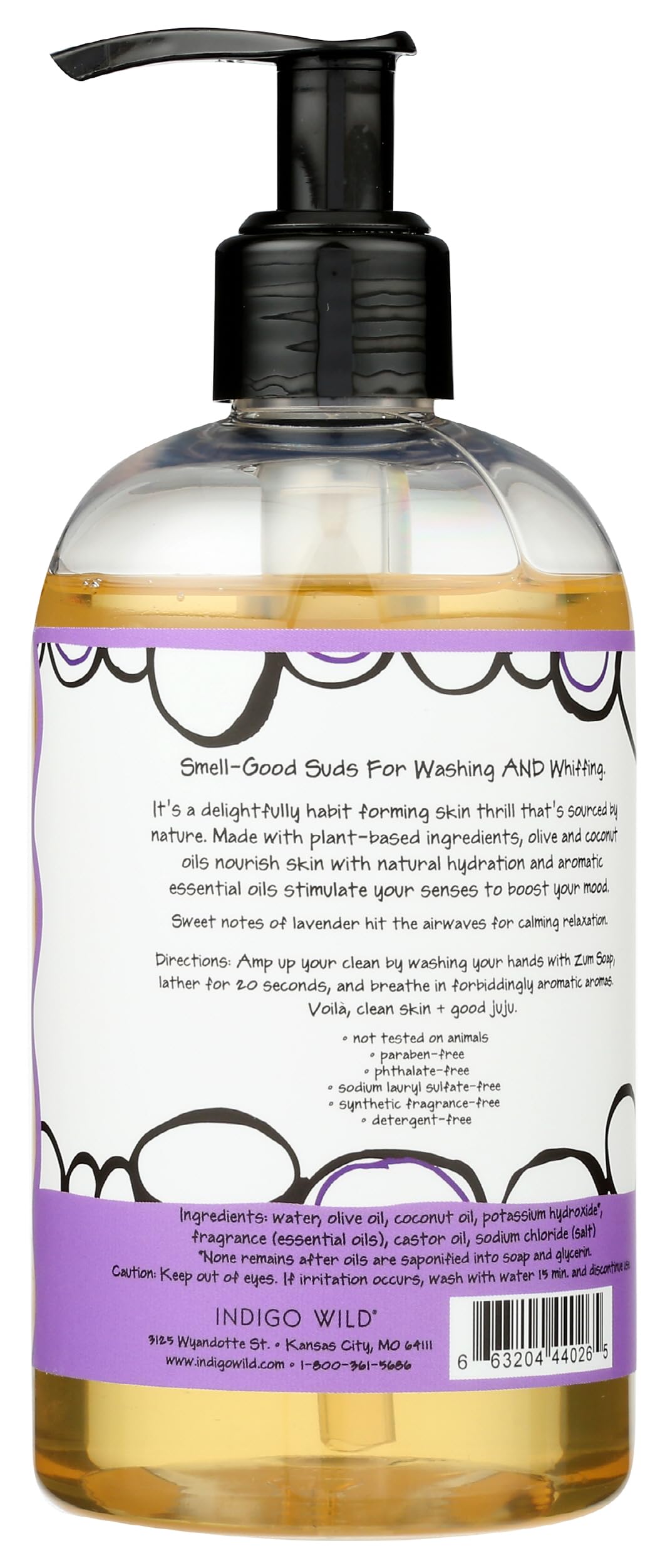 Zum, Soap Hand Lavender, 12 Fl Oz Beauty & Personal Care Zum