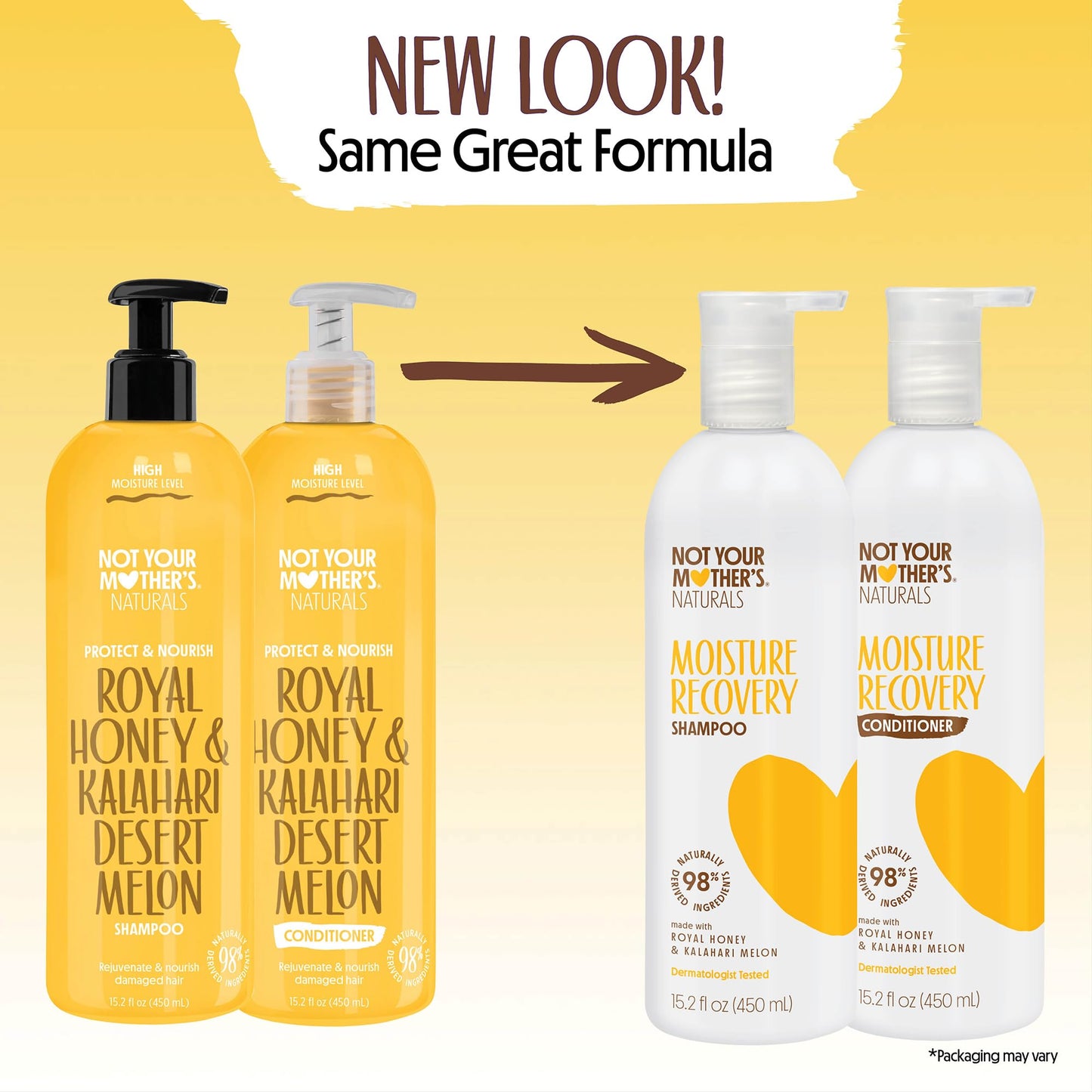 Not Your Mother's Naturals Protect & Nourish Shampoo & Conditioner Set - 15.2 fl oz - Sulfate-Free Hair Products - Royal Honey & Kalahari Desert Melon Beauty & Personal Care Not Your Mother's