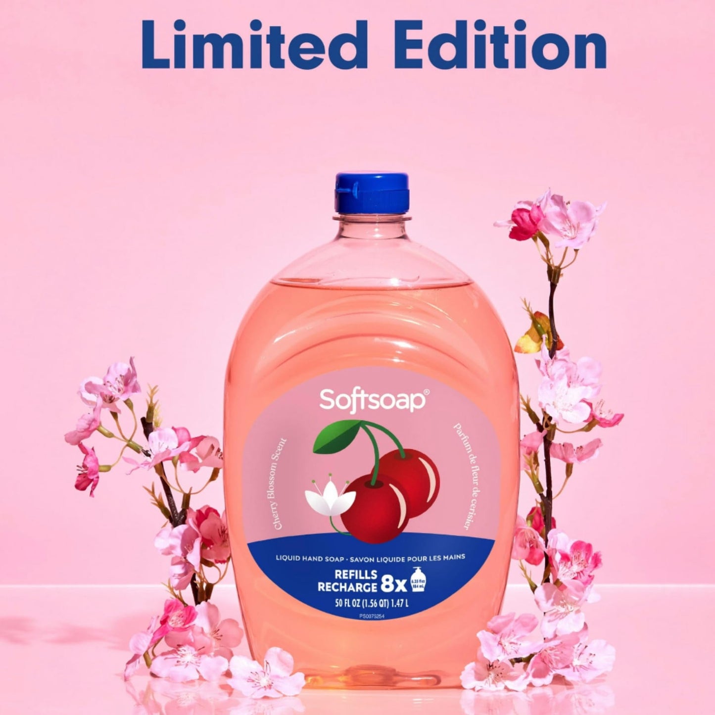 Softsoap Limited Edition Seasonal Scents | Extra Large Refill Bottles, 100 FL Oz Total, 2-50 Fl Oz Bottles for Refilling Liquid Hand Wash (Cherry Beauty & Personal Care Softsoap