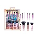 Real Techniques 11 Piece Travel Fantasy Mini Brush Set, Travel Size Makeup Brushes For Foundation Eyeshadow, Powder, Blush, Contour, & Concealer Beauty & Personal Care Real Techniques