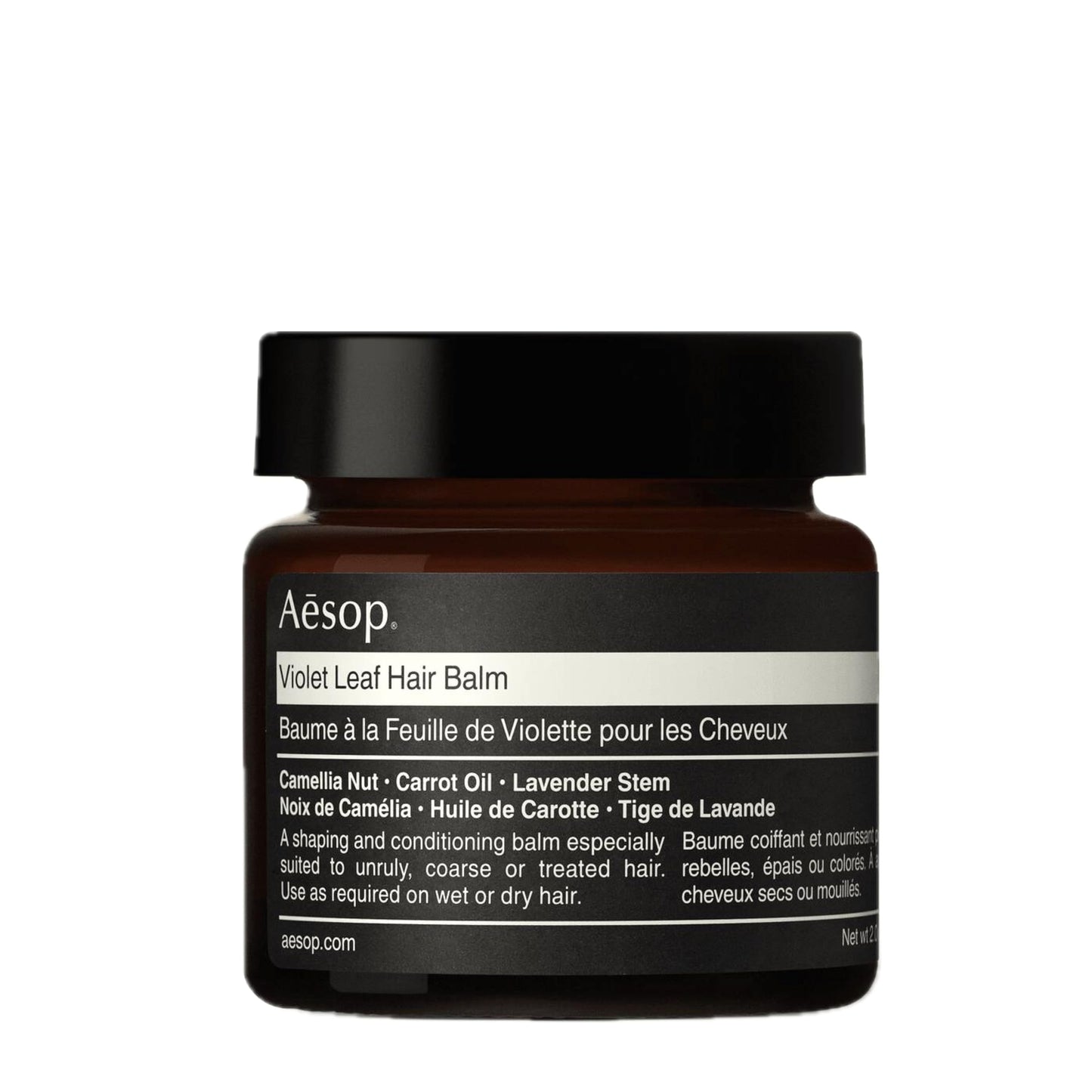 Aesop Violet Leaf Hair Balm | Shaping Balm with Camellia Nut, Carrot Oil & Lavender Stem | Conditions, Softens & Styles Coarse or Treated Hair | 60 Beauty & Personal Care Aesop