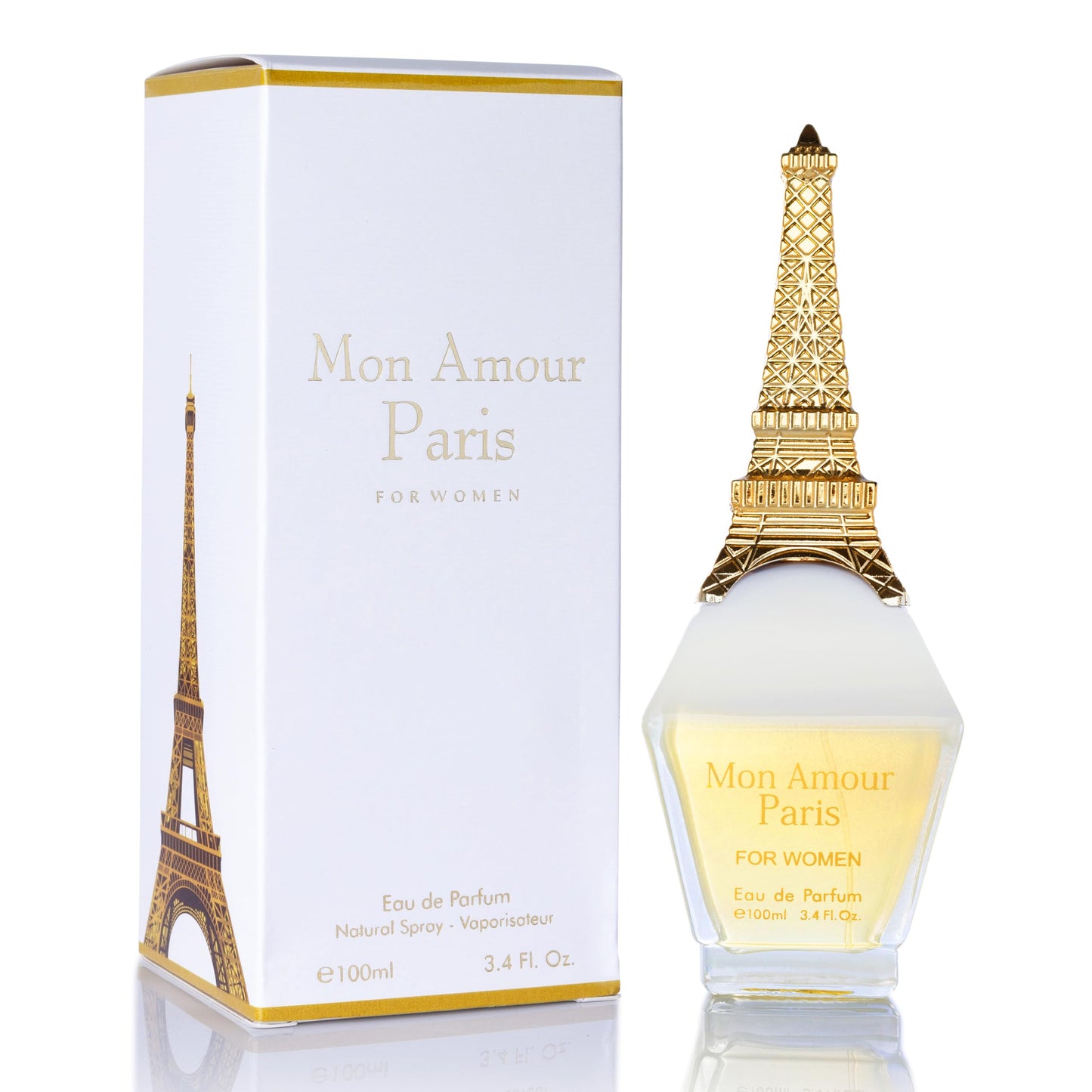 Mon Amour Paris for Women Eau De Parfum - Floral & Fruity - Ylang-Ylang, Damascus Rose, Jasmine - Classy & Elegant fragrance for Woman - Suitable Beauty & Personal Care URBAN COLLECTION