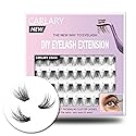 Lash Clusters, DIY Eyelash Extension, Reusable Individual Lash Clusters, 3D Effect Wispy C Curl False Eyelashes for Home Eyelash Extensions Beauty & Personal Care WONSIS