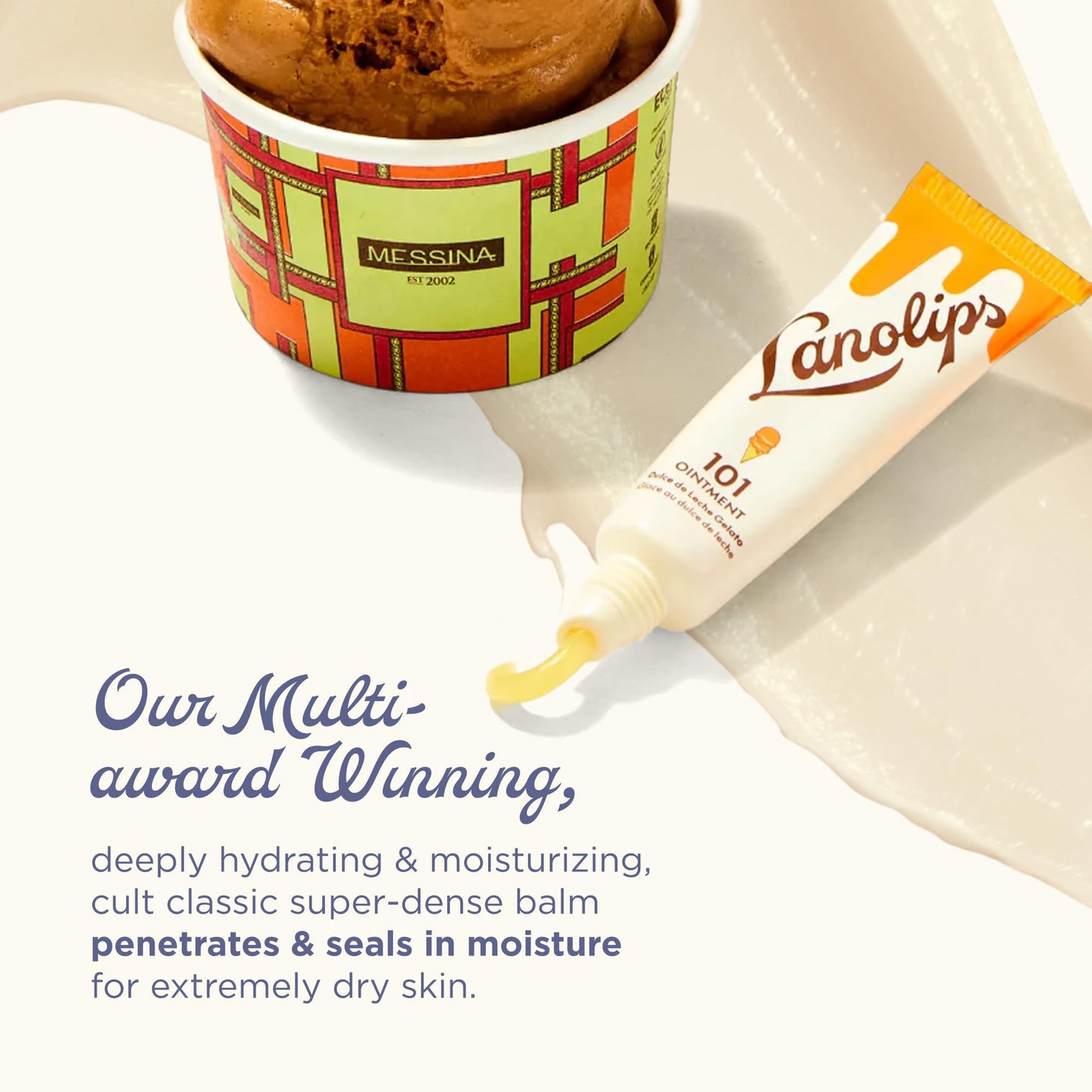 Lanolin 101 Multipurpose Ointment - Lanolin Lip Balm & Healing Ointment for Skin Barrier Repair - Moisturizer for Dry Lips, Cuticles & Elbows - No Beauty and Personal Care Lanolips