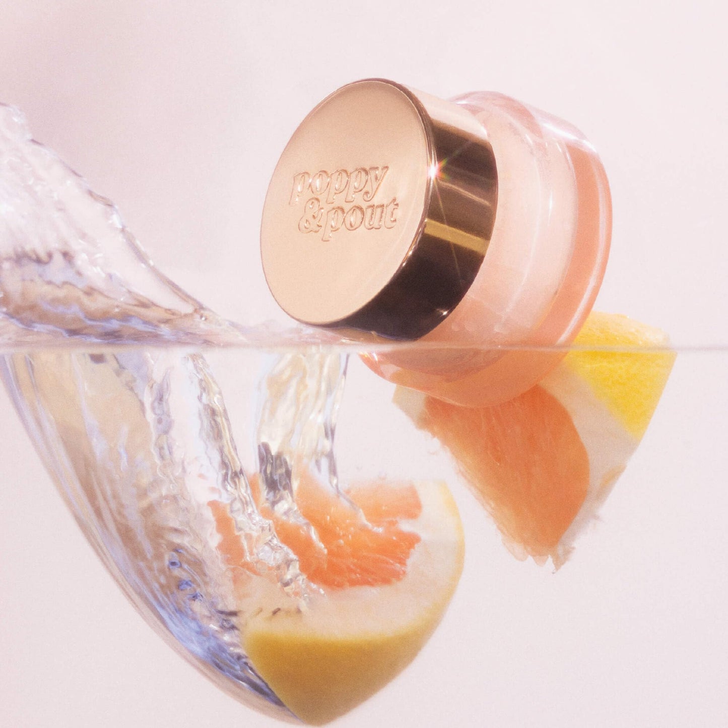 Poppy & Pout Pink Grapefruit Overnight Lip Mask - Moisturizing Lip Treatment with Shea Butter & Beeswax - Cruelty Free, Recyclable Glass Jar (0.65 oz) Beauty & Personal Care Poppy & Pout