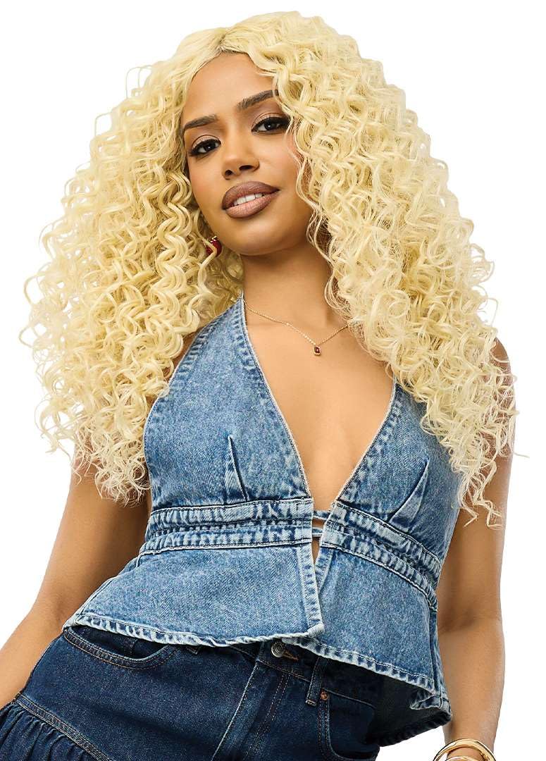 Outre DeMA - Advanced Premium Fiber Mix Synthetic Weave - A+ Hawaiian 18" (OFF BLACK 1B)