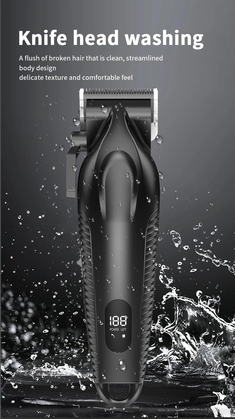 Professional Cordless Hair Clippers for Men 7500RPM High Speed Motor with Precision Steel Blades, Barber Kit with Fast Charging,Salon Grade Cutting Beauty and Personal Care QDKVTNDJZ