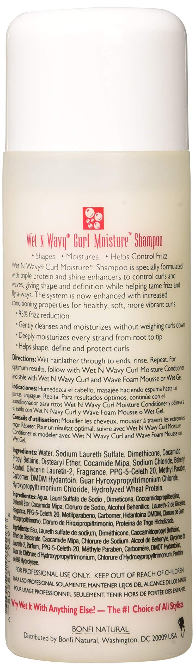 Wet N Wavy Curl Moisture Shampoo, 10 Ounce