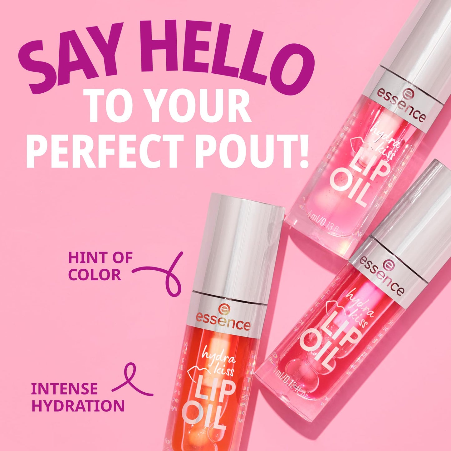essence - Hydra Kiss Lip Oil - Vegan & Cruelty Free (03 - Pink Champagne) Beauty and Personal Care Essence Cosmetics