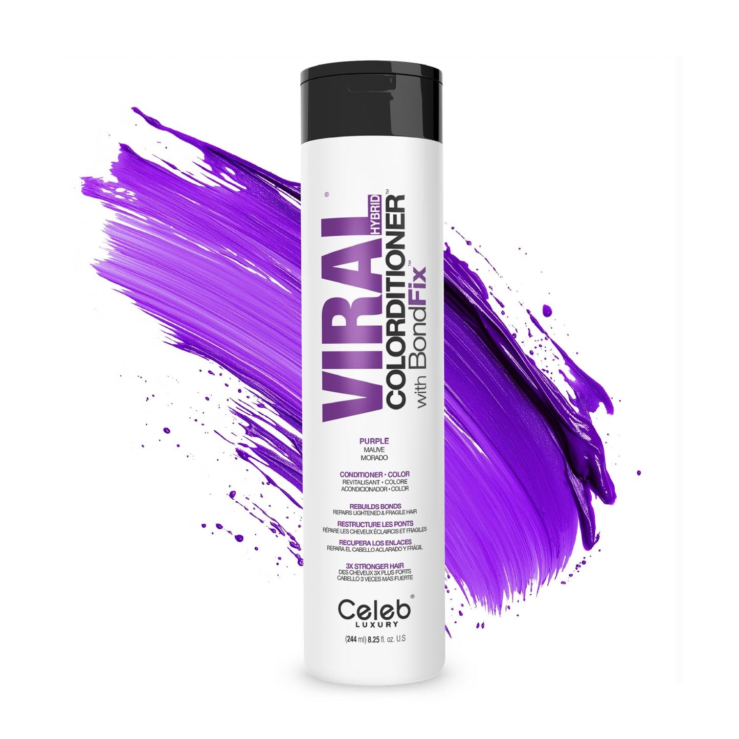 Celeb Luxury Intense Color Depositing Colorconditioner Conditioner + BondFix Bond Rebuilder, Vegan, Sustainably Sourced Plant-Based, Semi-Permanent Beauty and Personal Care Celeb Luxury Default Title
