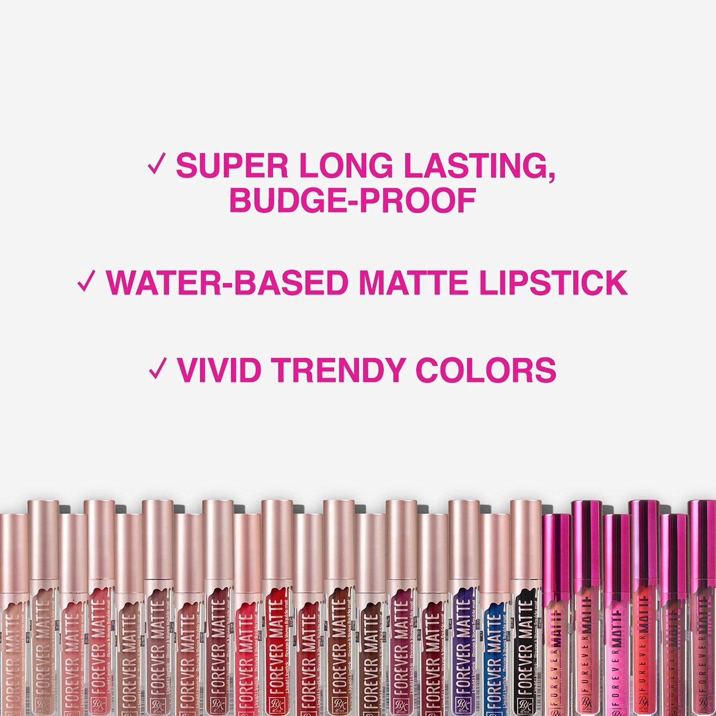 Ruby Kisses Forever Matte Liquid Lipstick - RFML14 (Plummy Mood) Beauty & Personal Care Ruby Kisses