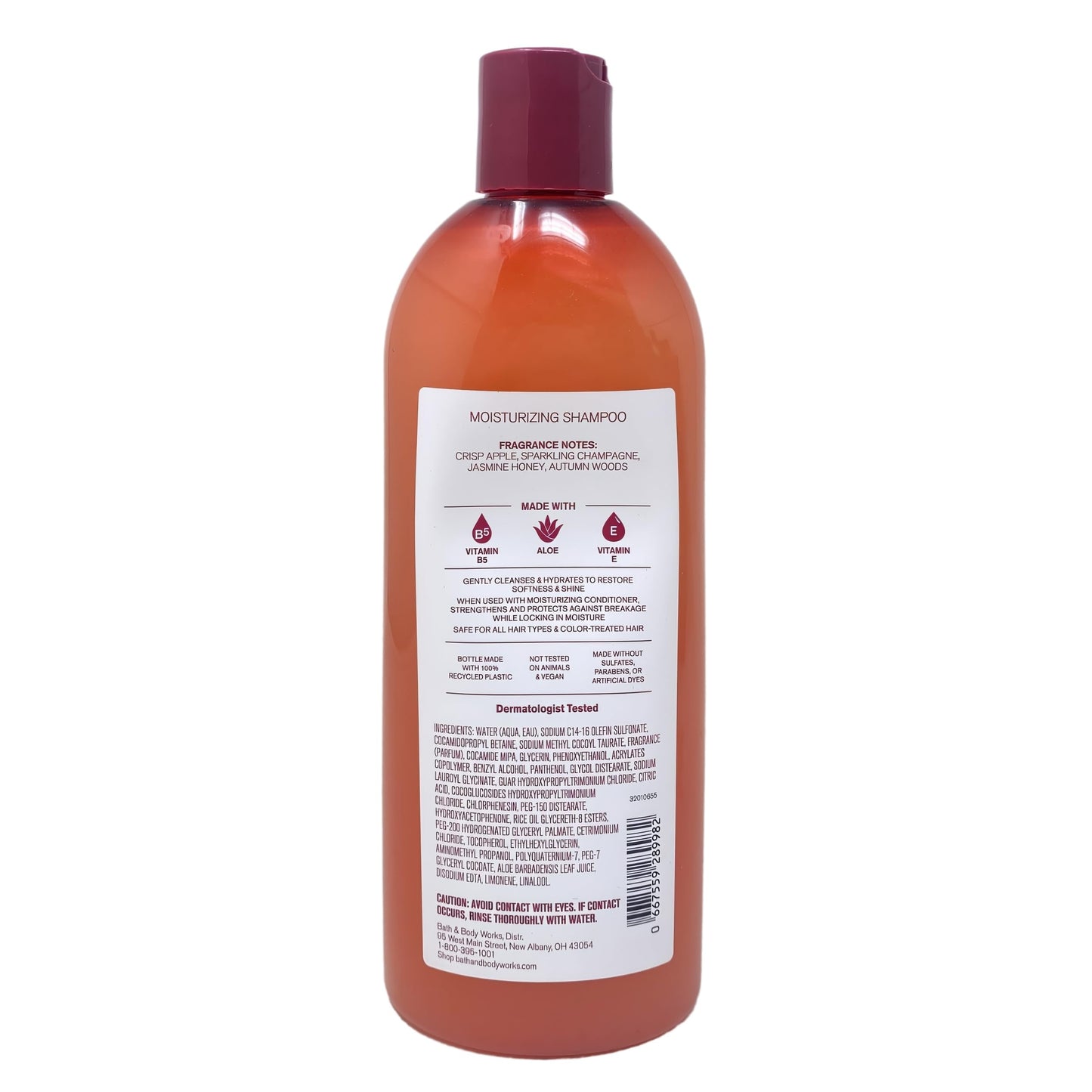 Bath & Body Works Champagne Apple & Honey 2 Pack Moisturizing Shampoo Bundle with a Natural Oats Sample Soap Beauty & Personal Care Bath & Body Works