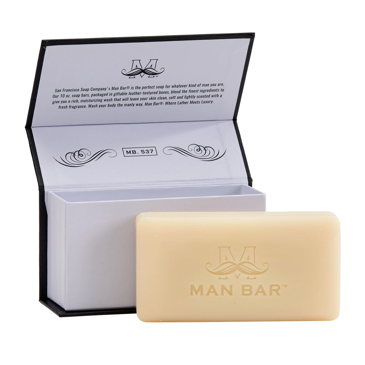 San Francisco Soap Company Midnight Amber Fragrance Man Bar - Moisturizing - No Harmful Chemicals - Good for All Skin Types - Made in the USA Beauty & Personal Care San Francisco Soap Company